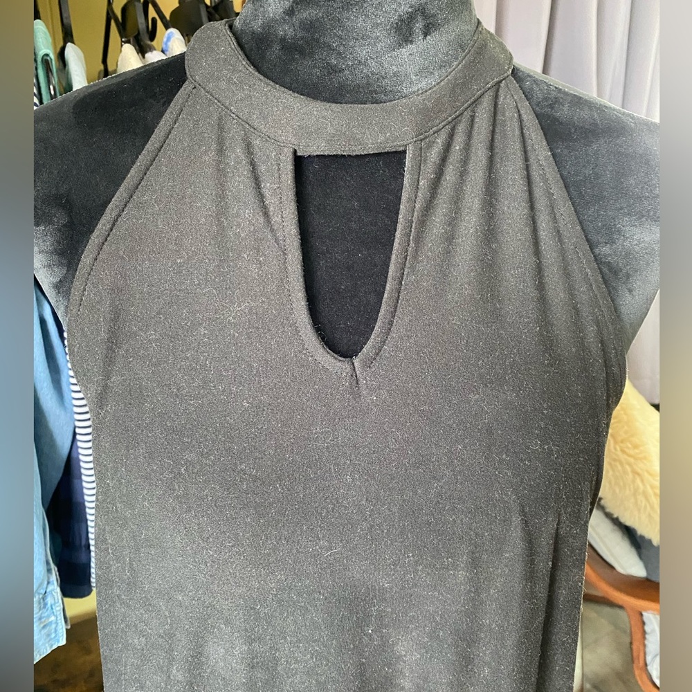 Halter style little black dress